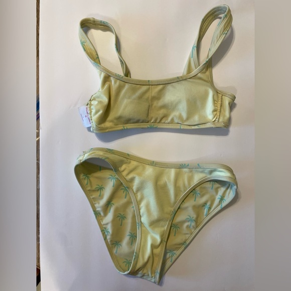 Stoney Clover Palm Tree Print Bikini Size Small - Picture 7 of 8